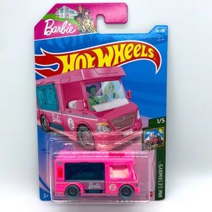 Barbie Hot Wheels die cast camper